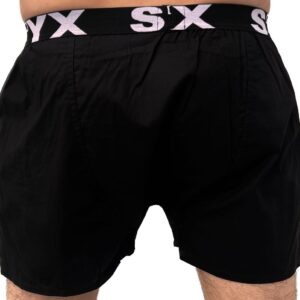 Pánské trenky sportovní erotický veletrh vzor rty - L