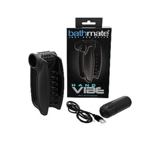 Bathmate Hand Vibe Male Mastrubator Black