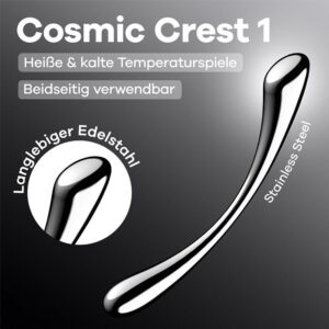 Cosmic Crest 1 - dildo z nerezové oceli