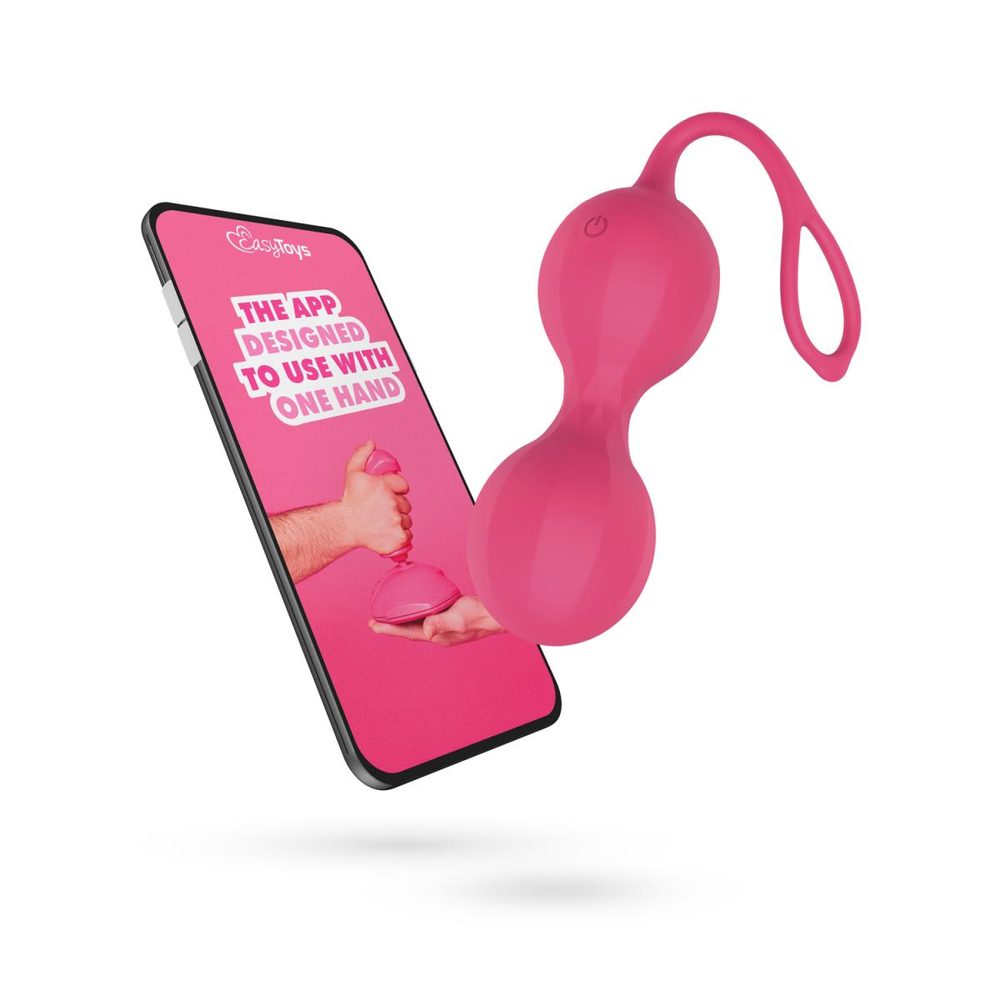 EasyConnect Vibrating Kegel Balls Stella App-Controlled Pink