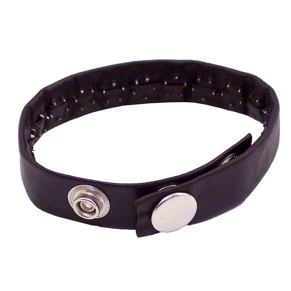 Leather Pin Prick Cock Strap