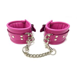 Padded Wrist Cuffs - pink