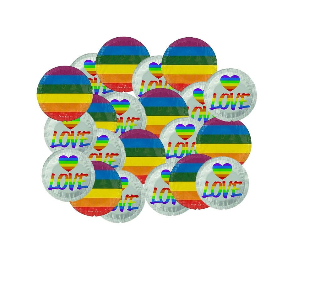EXS Pride classic condoms LGBT Rainbow 144 pcs