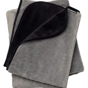 Liberator Fascinator Fur Throw Grey