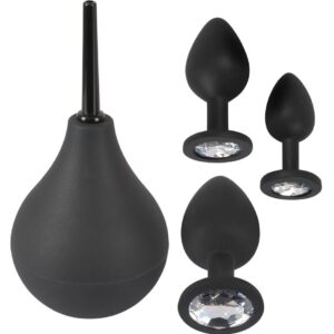 Black Velvets Anal Kit Silicone Douche