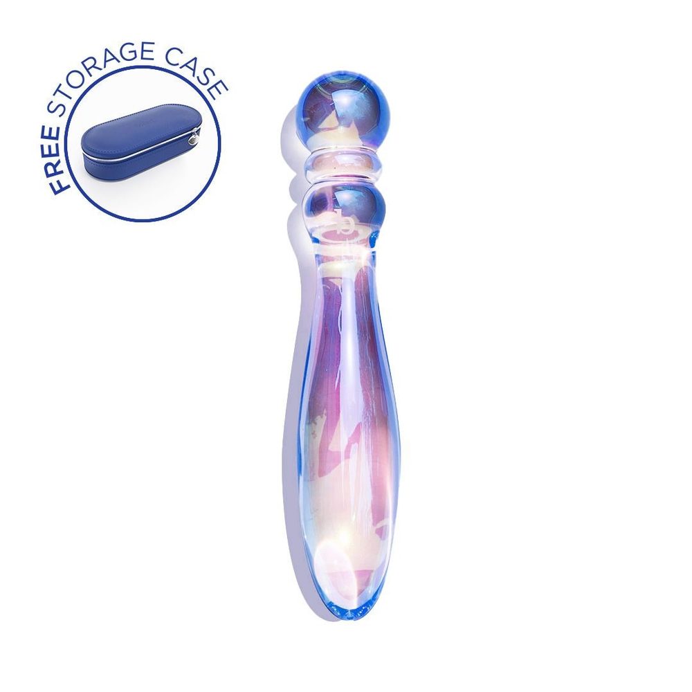 Biird Cecii dildo z borosilikátového skla 16 x 3 cm