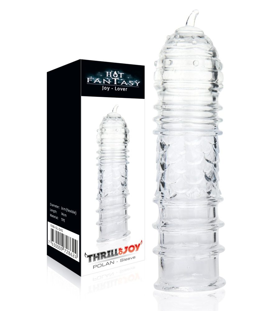 Hot Fantasy Thrill of Joy Penis Sleeve Type 2 Transparent