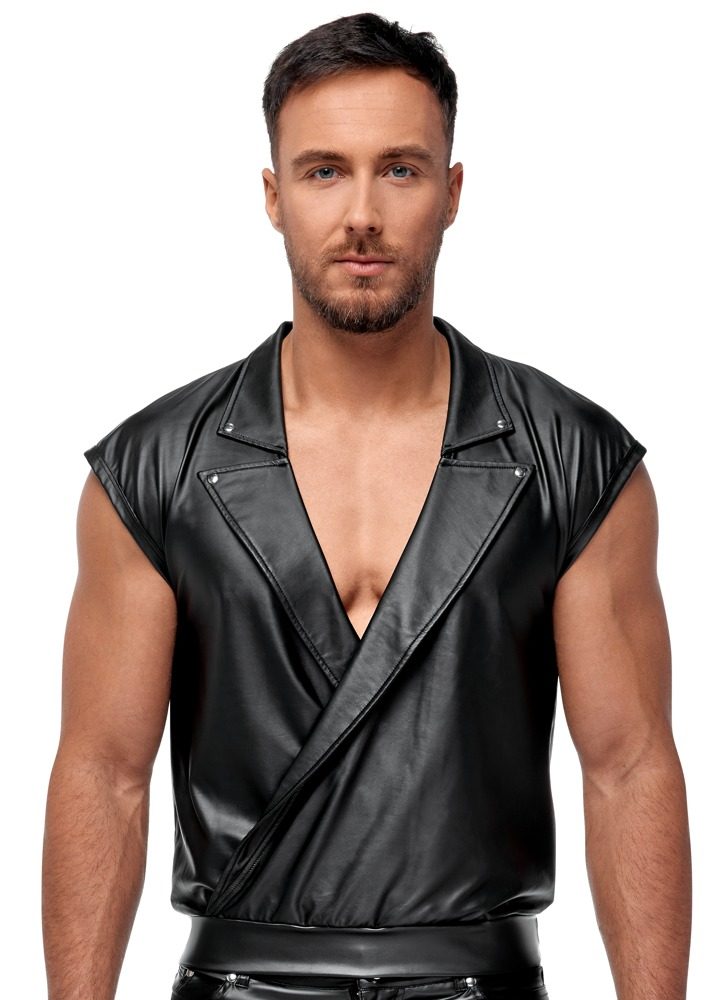 NEK Loose Casual Shirt in Stylish Matte Look 2161664 Black - L