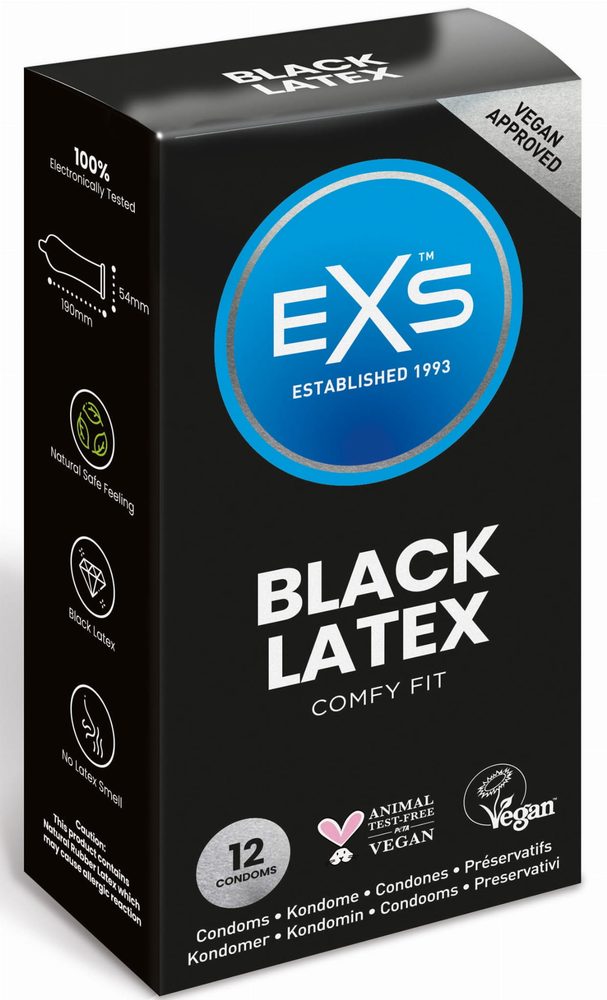 EXS Black Latex 12ks