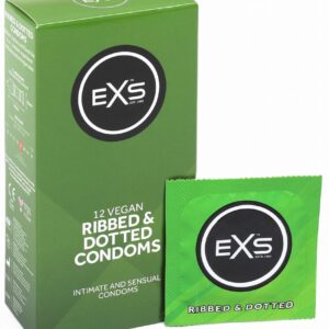 EXS Ribbed and Dotted Condoms 12 ks (v krabičce)